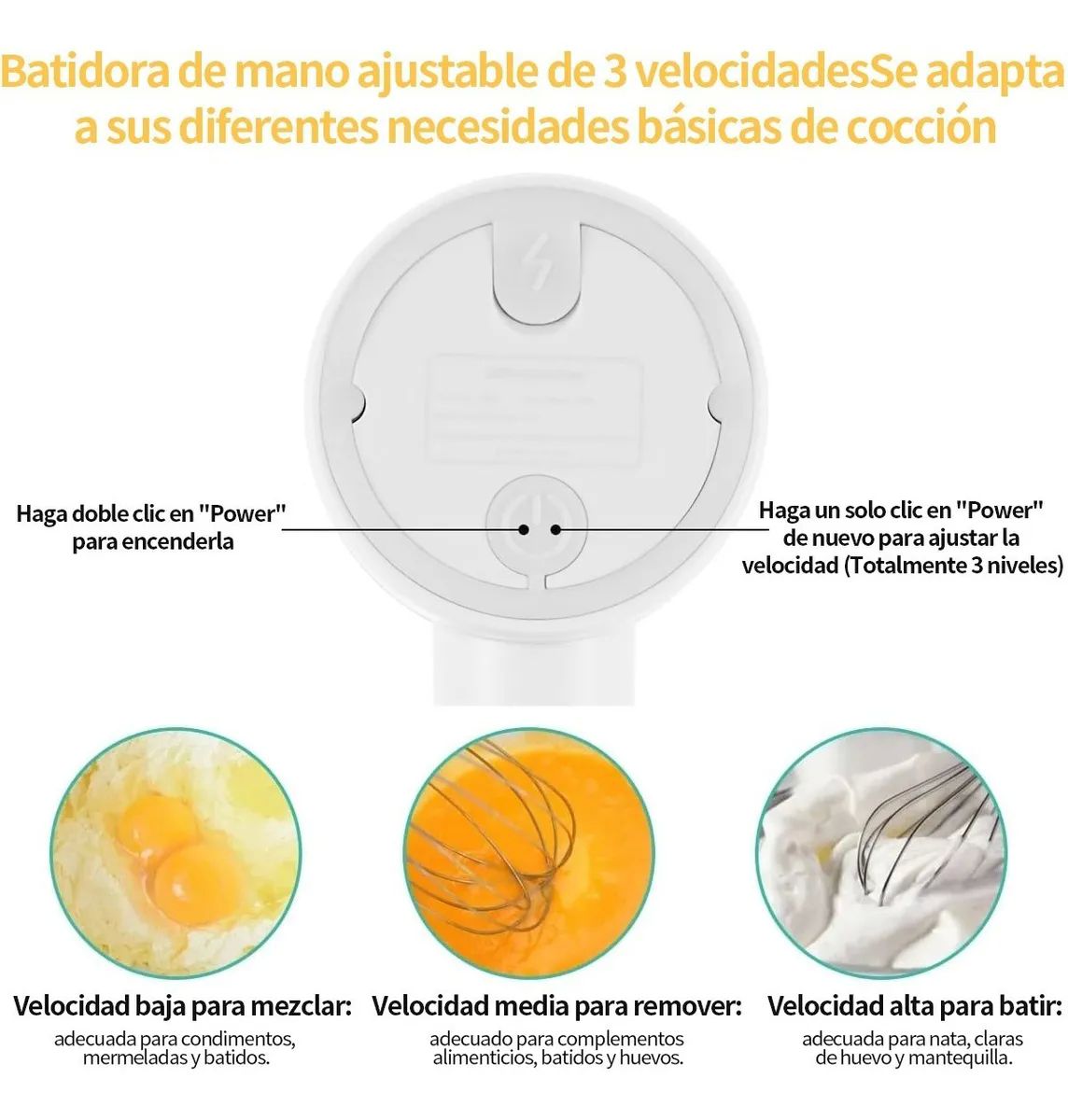 Batidora De Inmersión Eléctrica Sin Cable, Picadora De Ajo