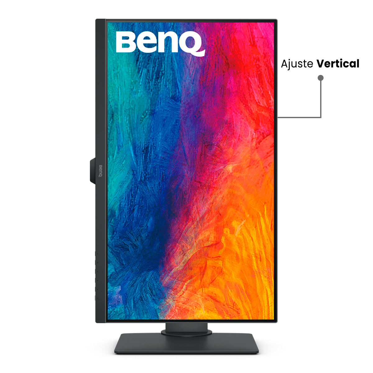 Monitor de Diseño BenQ 27 pulgadas 2K AQ Color (PD2705Q), Compatible con Mac,2560p LED, IPS, 100% Rec. 709, 100% sRGB, 10 bit, CAD/CAM, Animación, Modo cuarto obscuro, Modo doble vista, Low Blue Light, Anti reflejante, Flicker-free, AMA, Brightness Intelligence, altura/inclinación ajustable, HDMI, DP