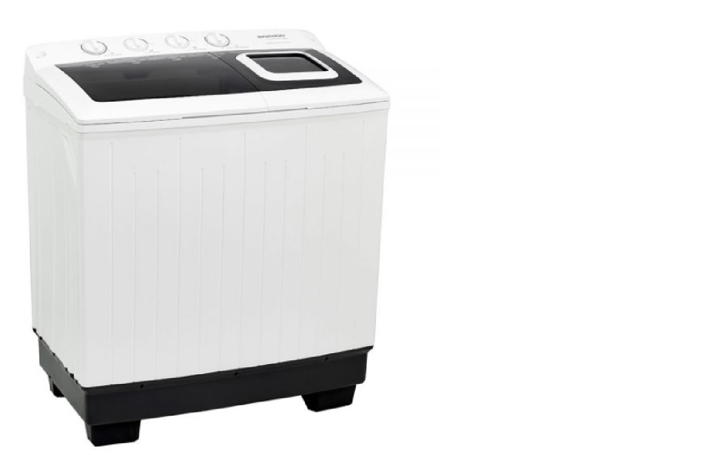 LAVADORA 11 KG DOS TINAS COLOR BLANCO MARCA DAEWOO