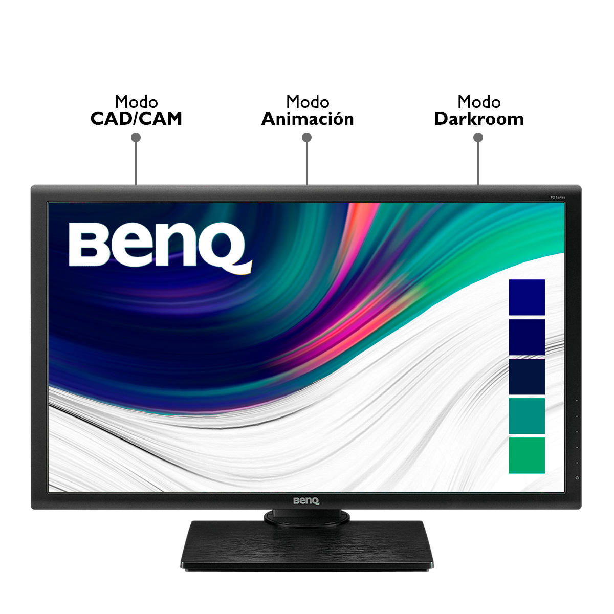 Monitor para Diseño 2K 27 pulgadas BenQ PD2700QT IPS 100% sRGB