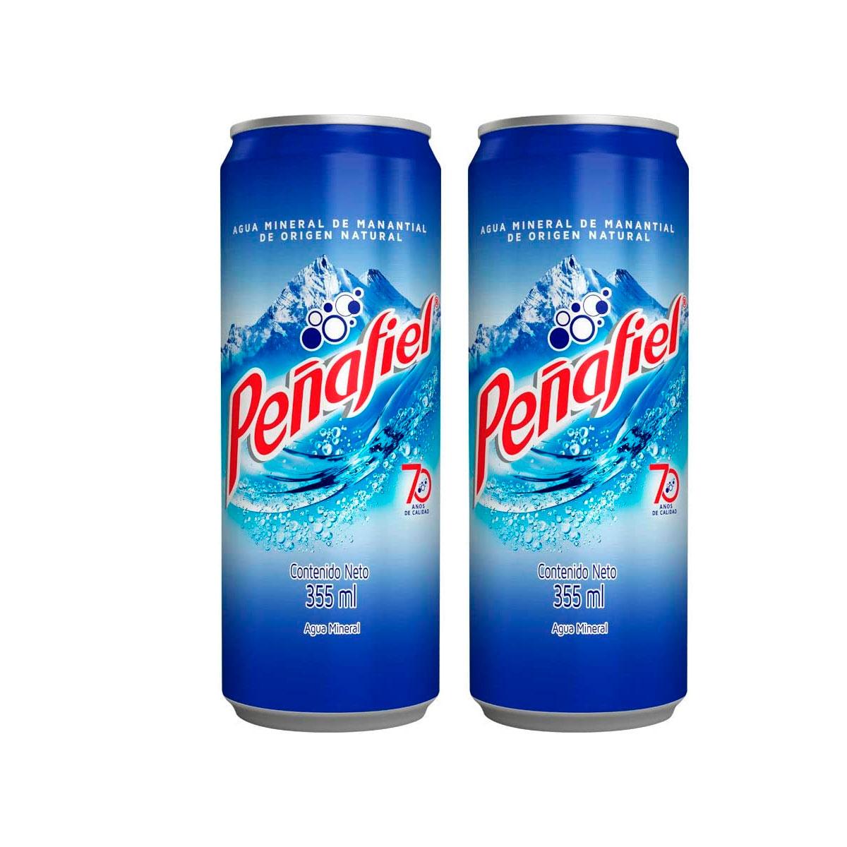 Agua Mineral Peñafiel Lata 355ml Duo Pack