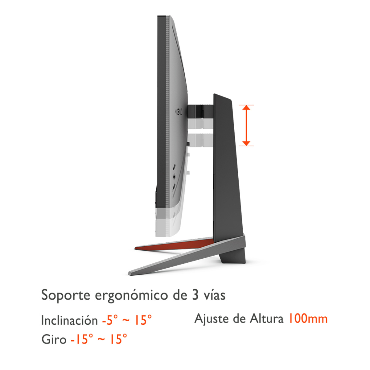 Monitor Gamer 165hz 27 pulgadas Mobiuz EX2710Q QHD HDRi FreeSync