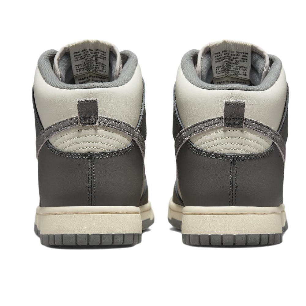 Tenis Nike Dunk Hi Retro Se VNTG Gris Casual Talla #25 Mujer