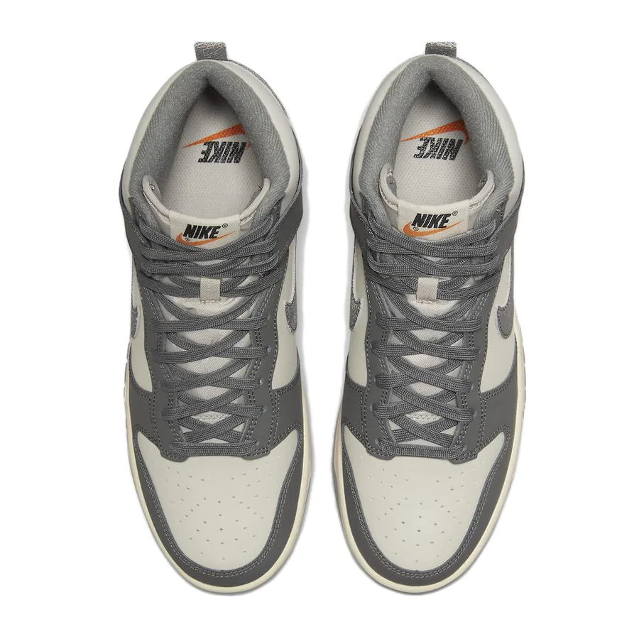 Tenis Nike Dunk Hi Retro Se VNTG Gris Casual Talla #25 Mujer