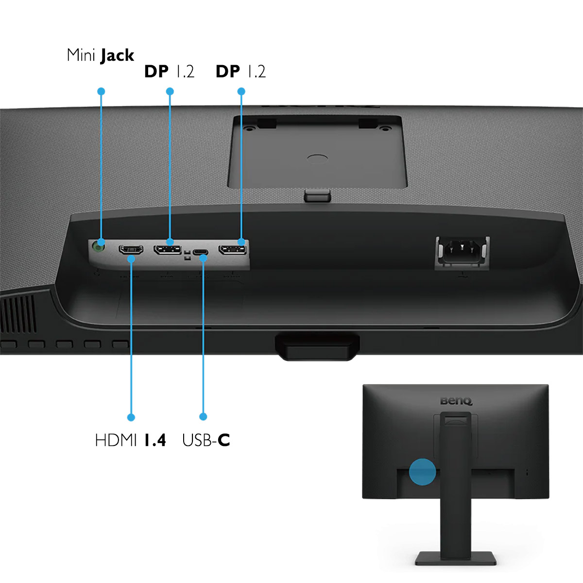 Monitor BenQ LED GW2785TC Para programación, Modo codificación Panel IPS, Brightness Intelligence, Anti-glare, Flicker-free, 27 pulgadas 1080p Eye-Care 1920x1080