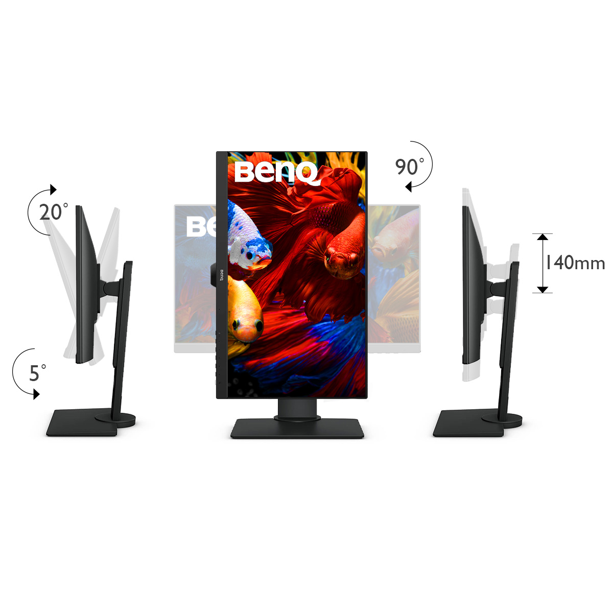 Monitor PC Ergonómico 24 pulgadas BenQ GW2480T FHD IPS Eye-Care