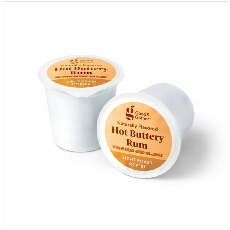  Cápsula individual de 16 ct  Hot Buttery Rum Café tostado medio