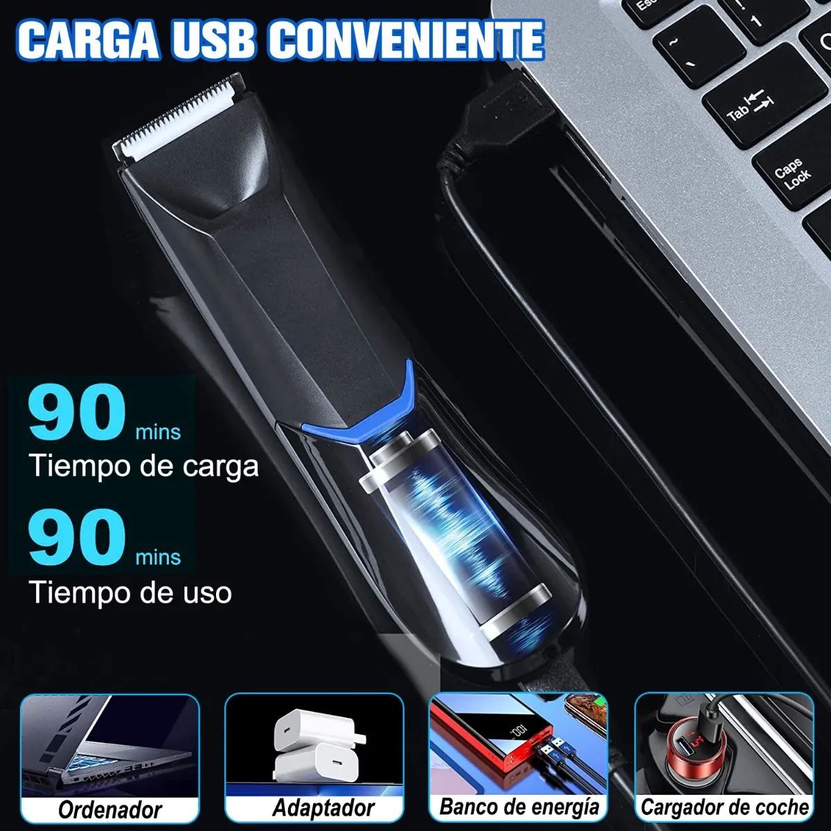 Cortadoras De Cabello Rasuradora para  Zonas Intimas