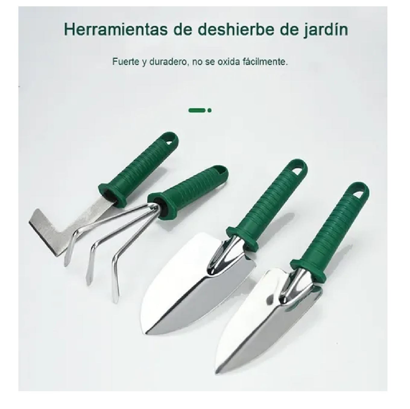Juego Herramientas De Jardinería Acero Inoxidable Estuche