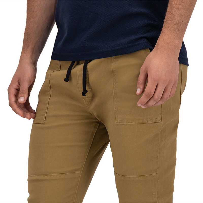 Jogger Fashion de Gabardina Premium - Caqui Holstone Hombre