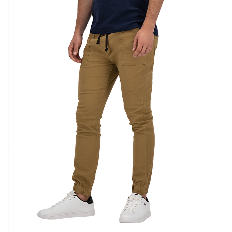 Jogger Fashion de Gabardina Premium - Caqui Holstone Hombre