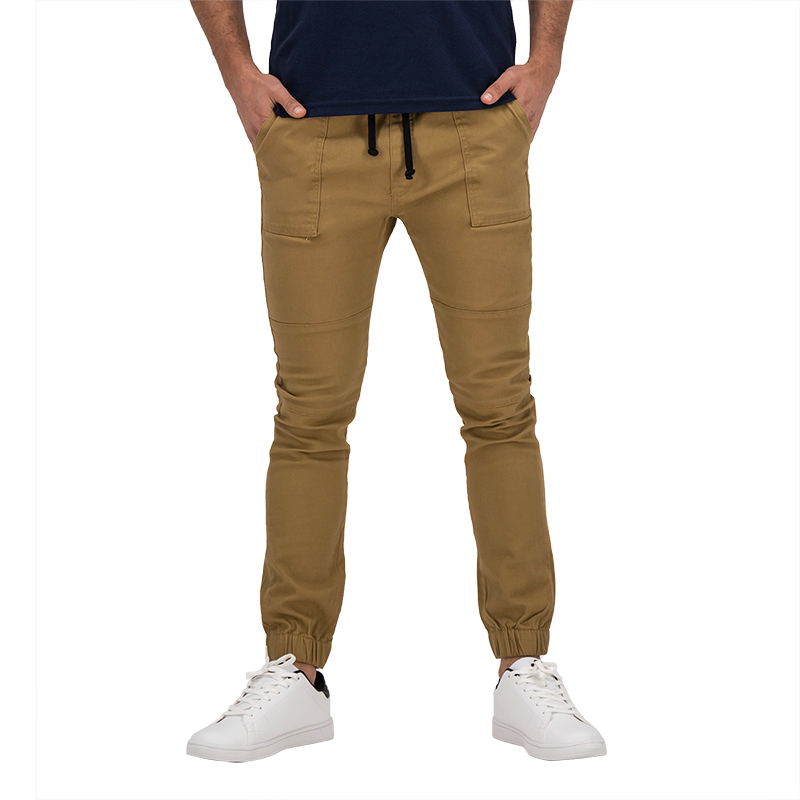 Jogger Fashion de Gabardina Premium - Caqui Holstone Hombre