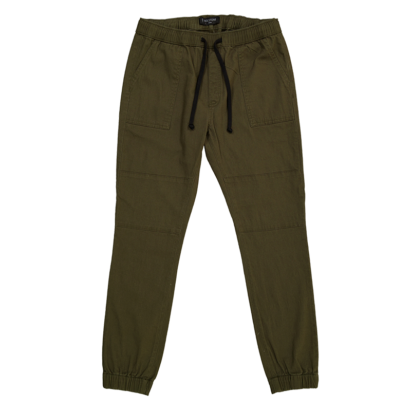 Jogger Fashion de Gabardina Premium - Verde Olivo Holstone Hombre