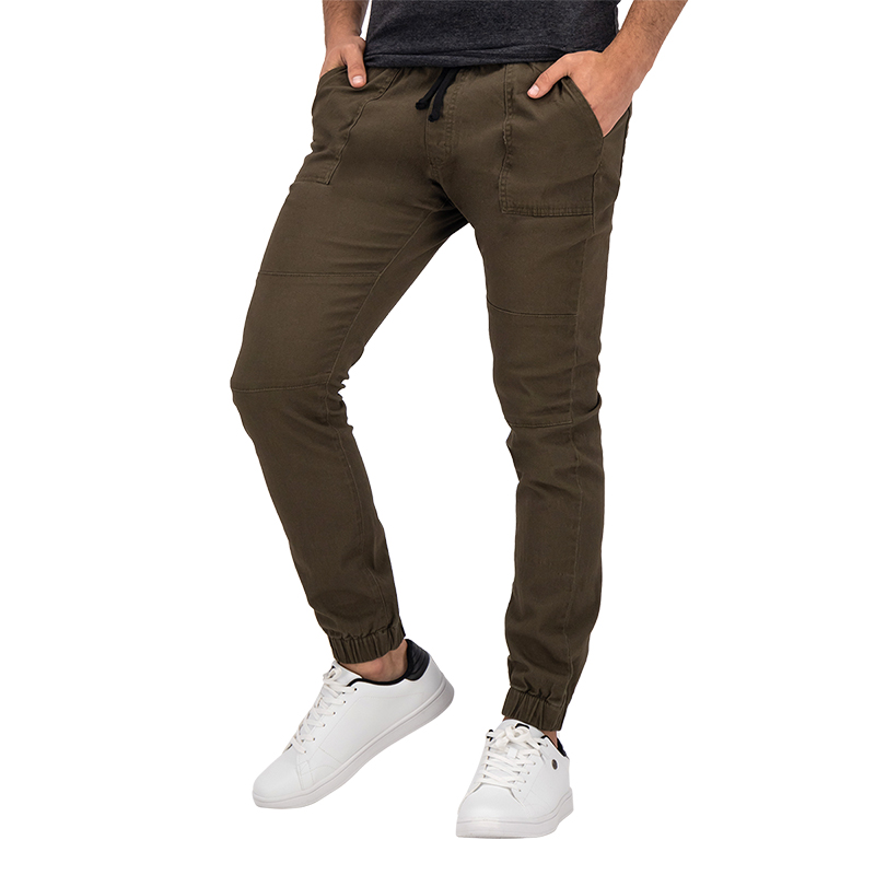 Jogger Fashion de Gabardina Premium - Verde Olivo Holstone Hombre