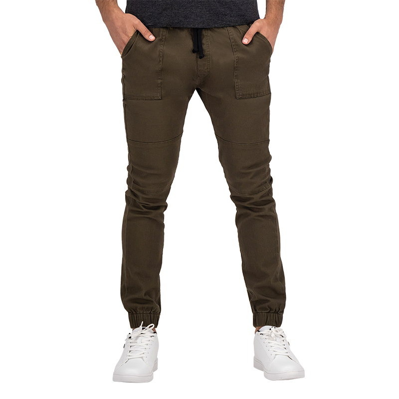 Jogger Fashion de Gabardina Premium - Verde Olivo Holstone Hombre
