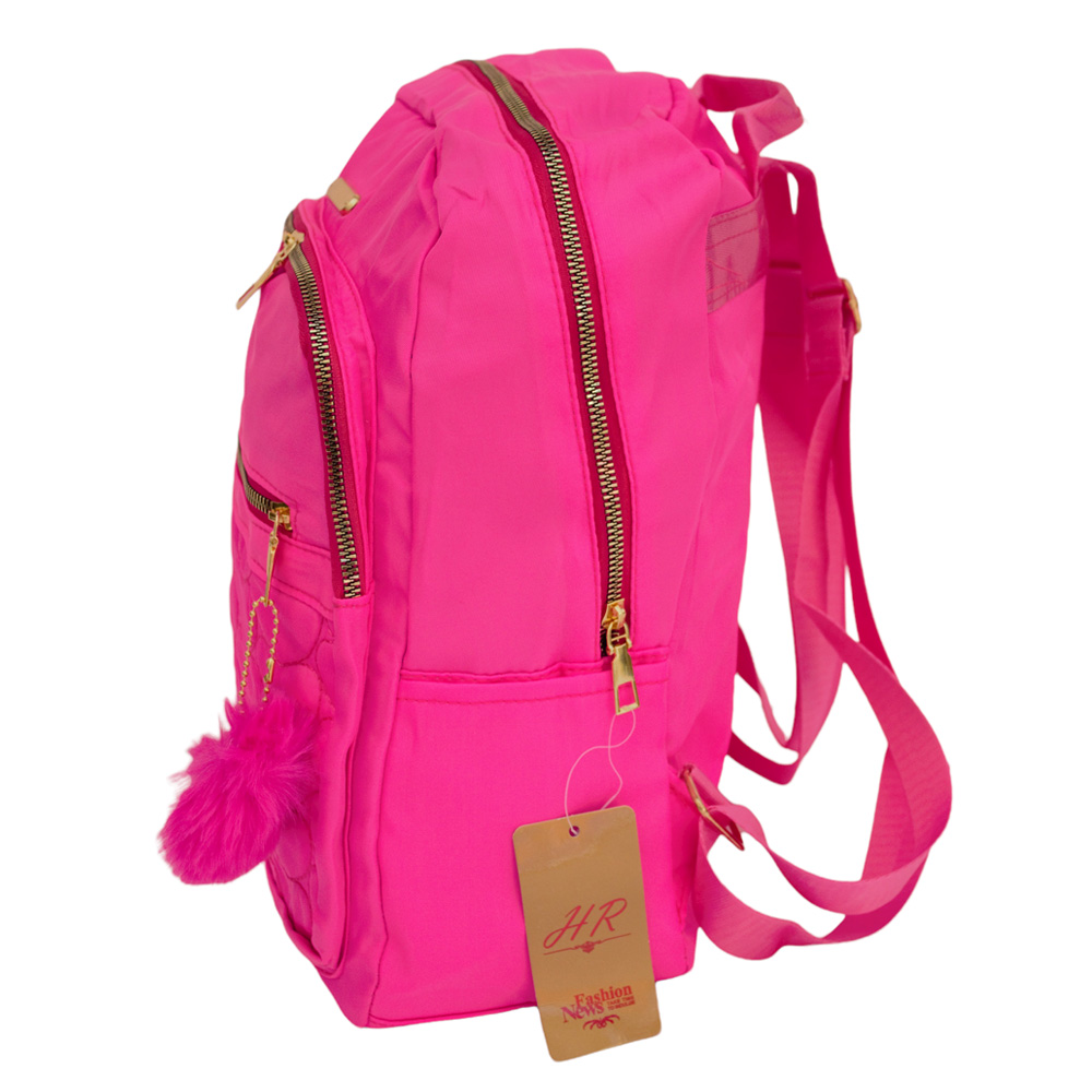 Mochila Escolar P/dama Niña Primaria Secundaria Moda Casual Color Rosa
