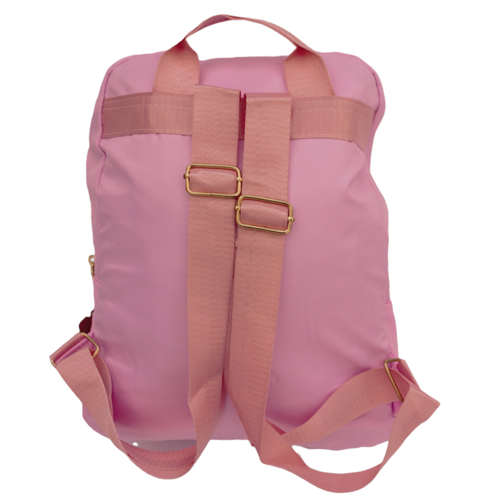 Mochila Escolar P/dama Niña Primaria Secundaria Moda Casual Color Rosa Claro