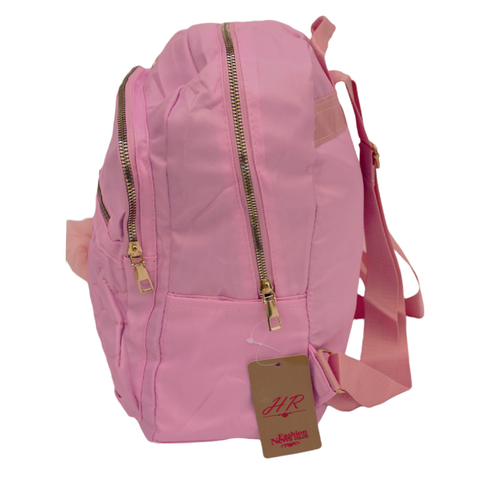 Mochila Escolar P/dama Niña Primaria Secundaria Moda Casual Color Rosa Claro