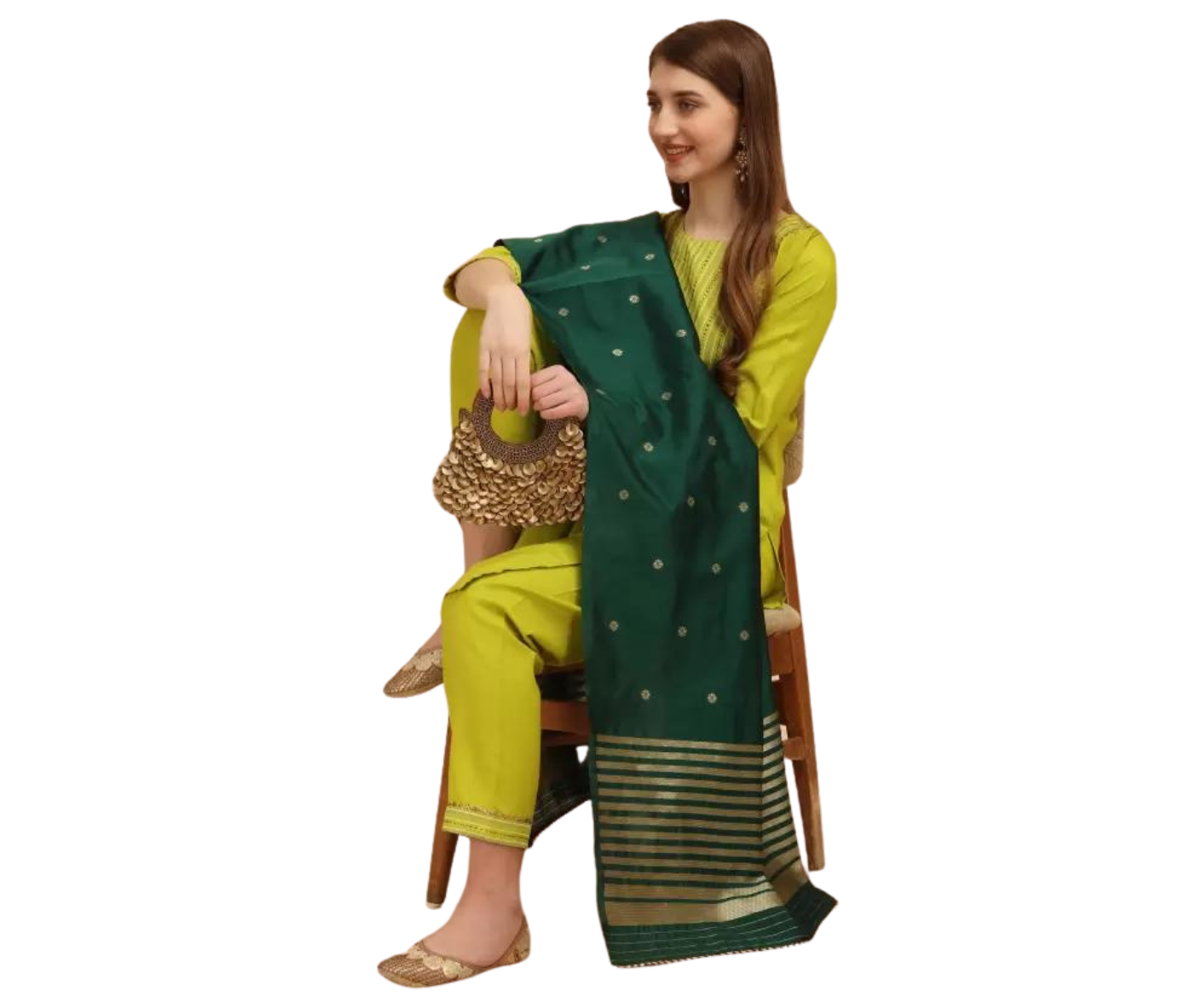 Conjunto/Traje de 3 Piezas Ropa de India para dama - India Tienda