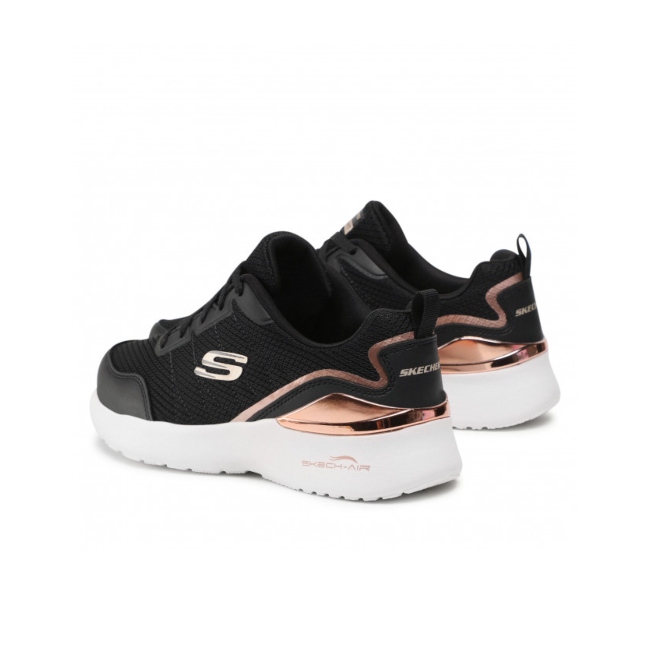 Tenis Skerch-air Dynamight negro para dama 149660