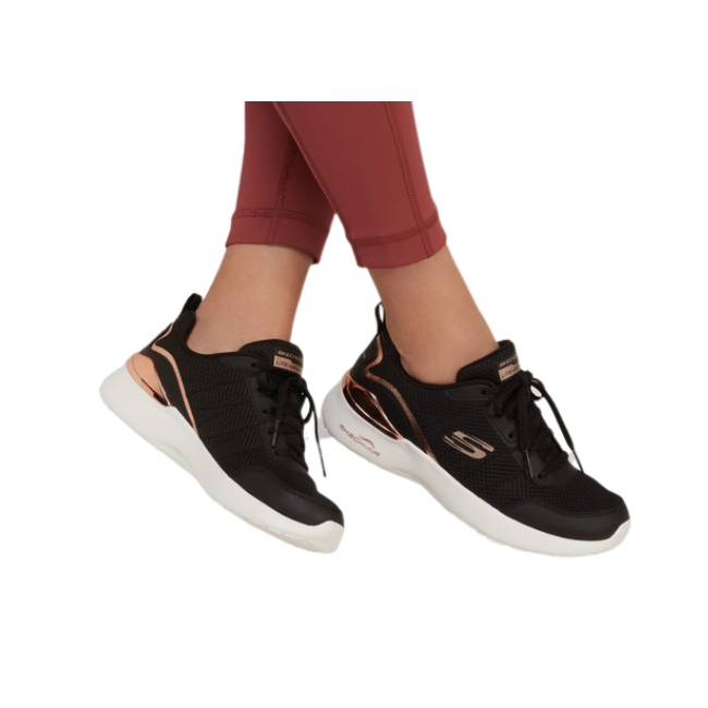 Tenis Skerch-air Dynamight negro para dama 149660