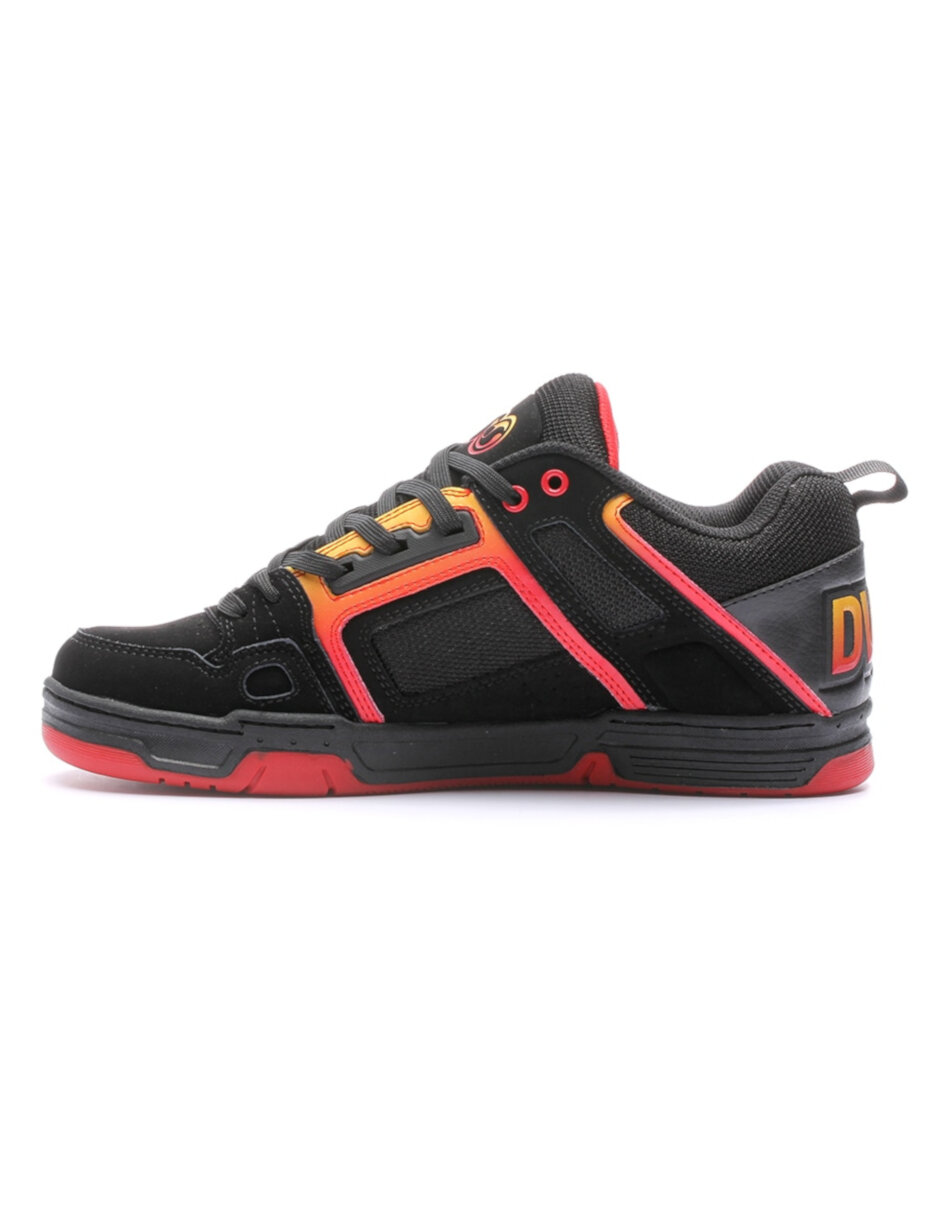 Tenis DVS COMANCHE 999 BLACK RED YELLOW NUBUCK