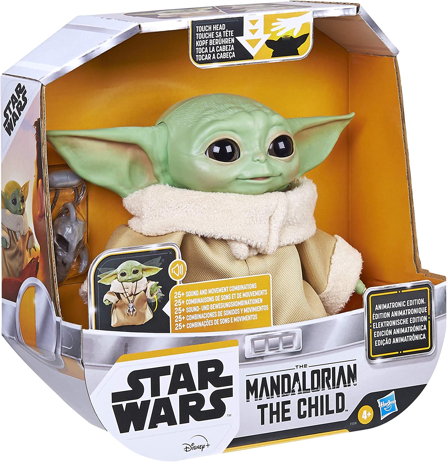 Animatrónica Grogu Hasbro 1495710 Star Wars Baby Yoda 