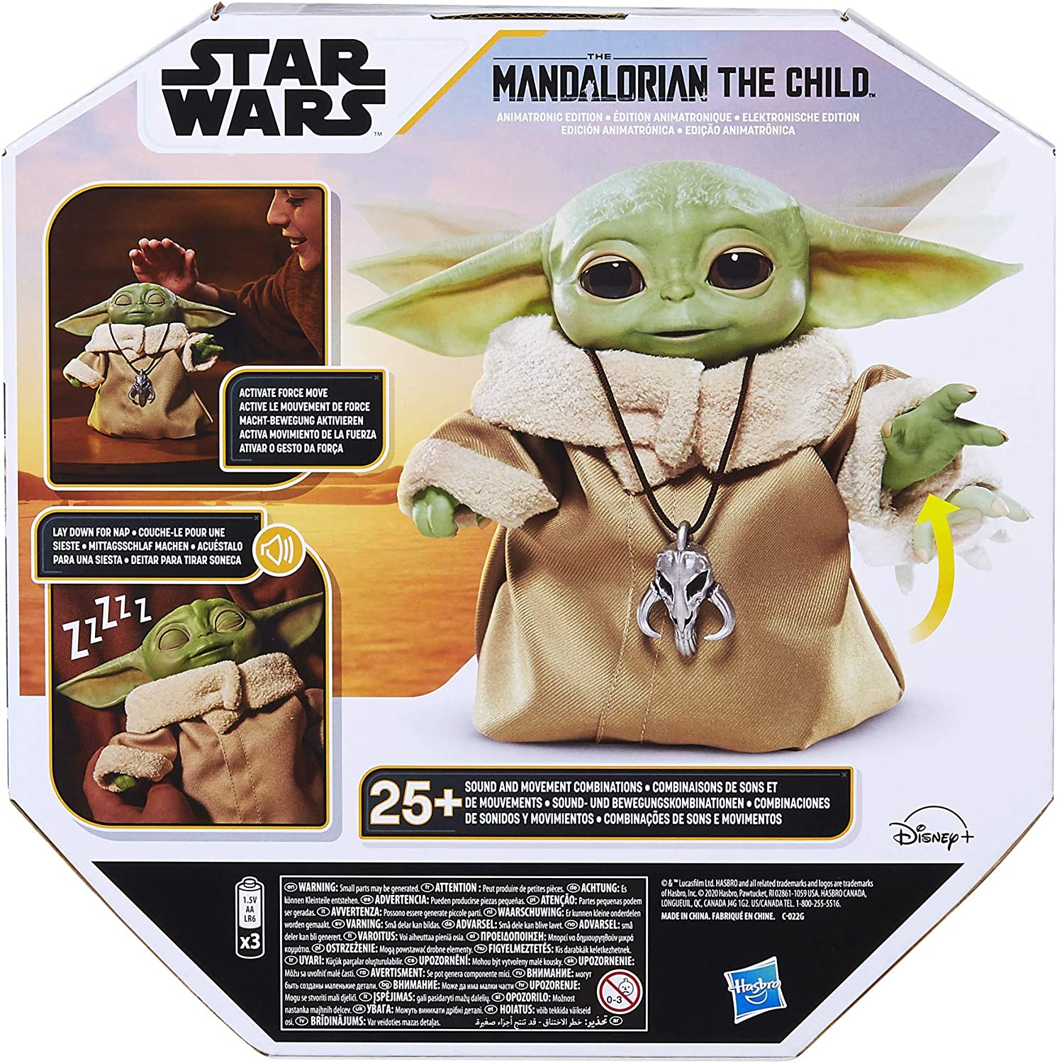 Animatrónica Grogu Hasbro 1495710 Star Wars Baby Yoda 