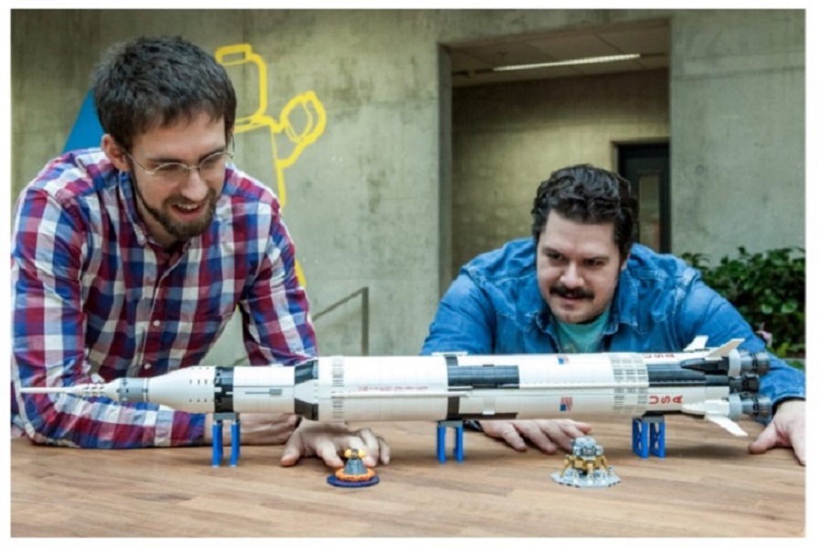 Nave Espacial Lego Nasa Saturno V Apolo, 1969 Pzas, 1 Metro