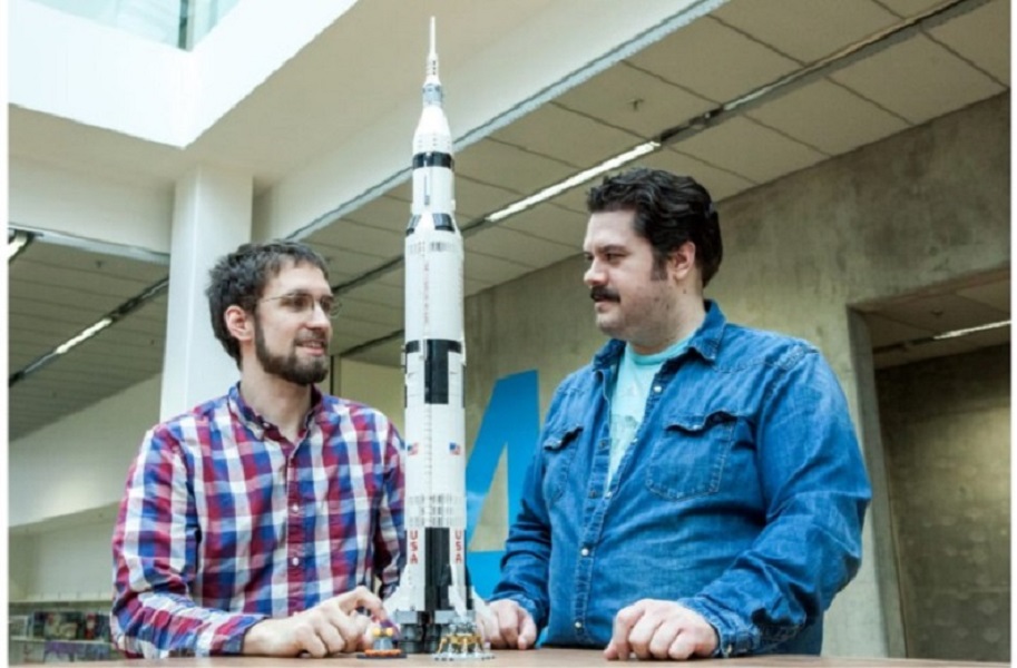 Nave Espacial Lego Nasa Saturno V Apolo, 1969 Pzas, 1 Metro