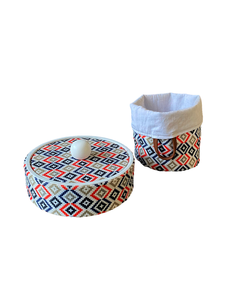 Set Tortillero y Panera Grecas Artesanal