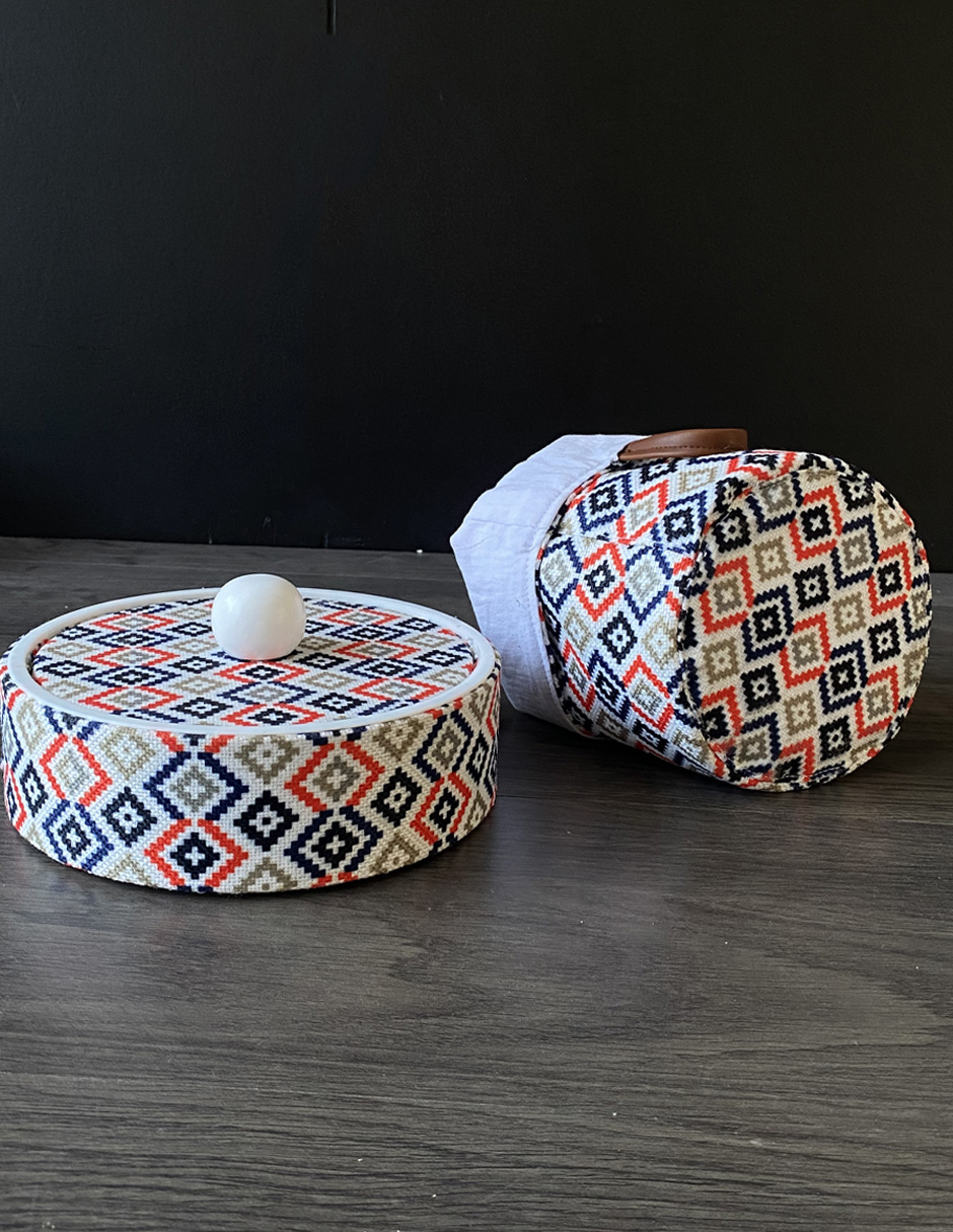 Set Tortillero y Panera Grecas Artesanal