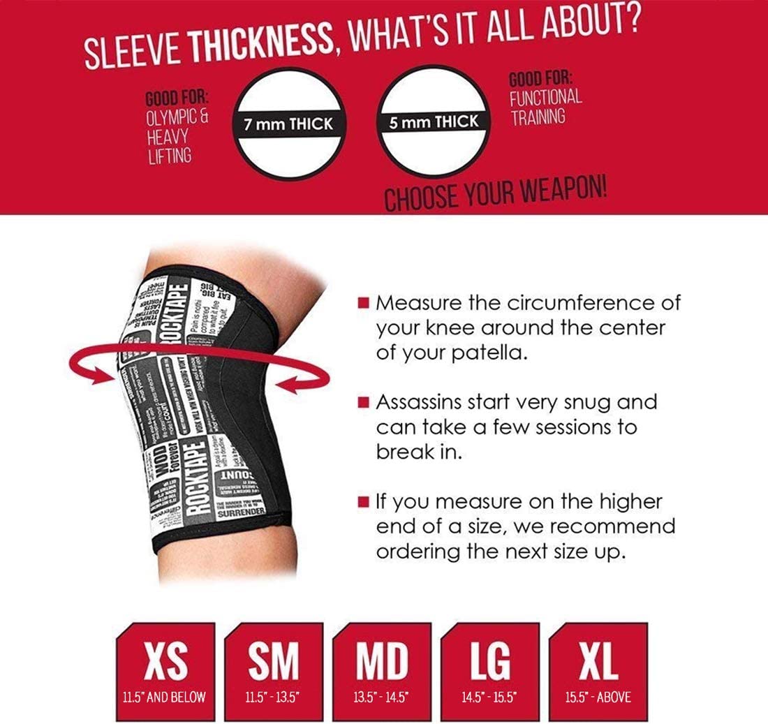 Rodilleras Crossfit Rocktape 7mm Knee