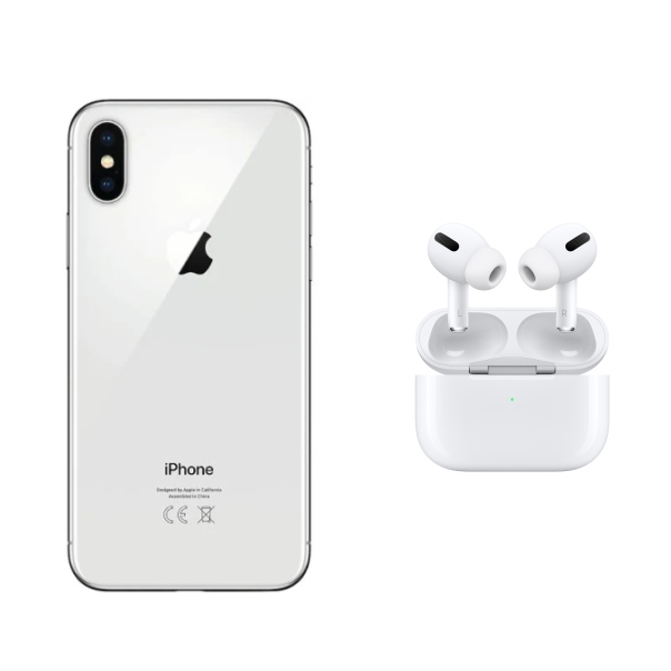 Apple Iphone X Blanco 256GB Reacondicionado Grado A .