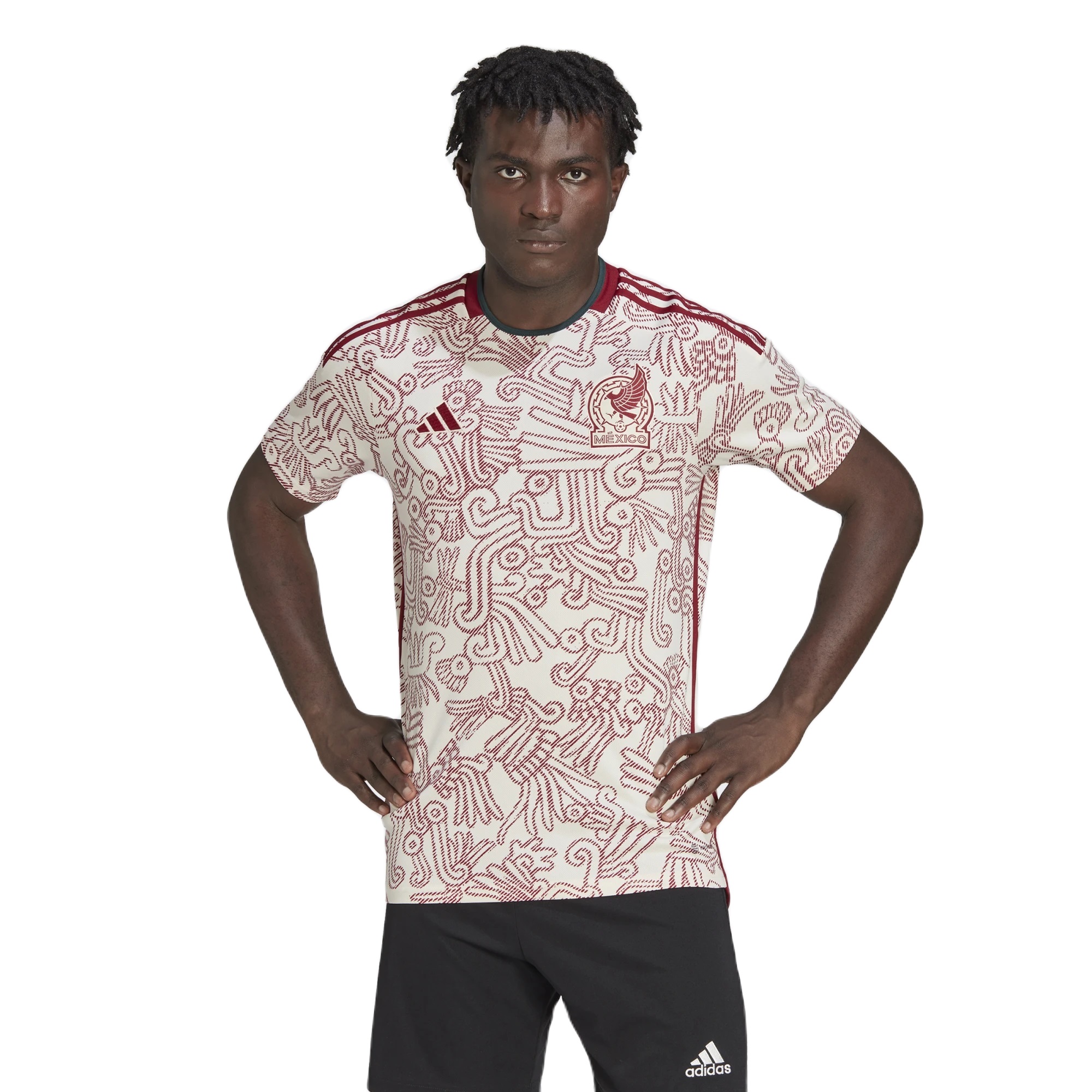 Adidas Jersay Visitante Selección Nacional México Fútbol Copa Qatar 2022 Hombre