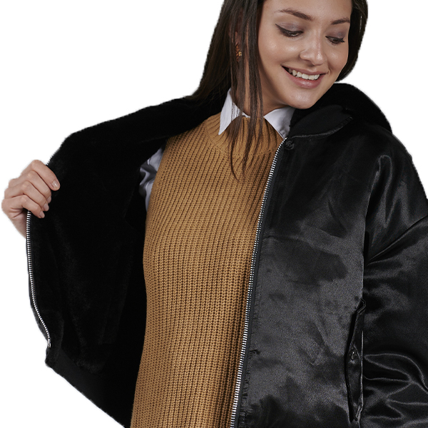 Chamarra Tipo Bomber Reversible 2 En 1 Para Mujer 125410