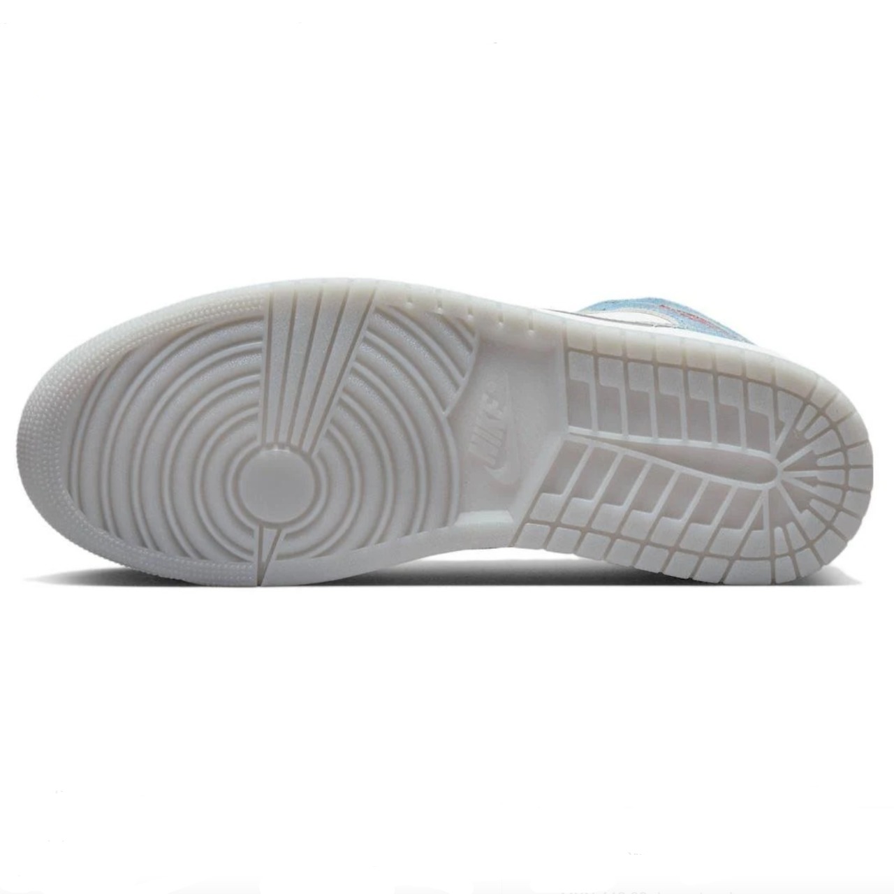 Jordan 1 Mid French Blue Fire Red