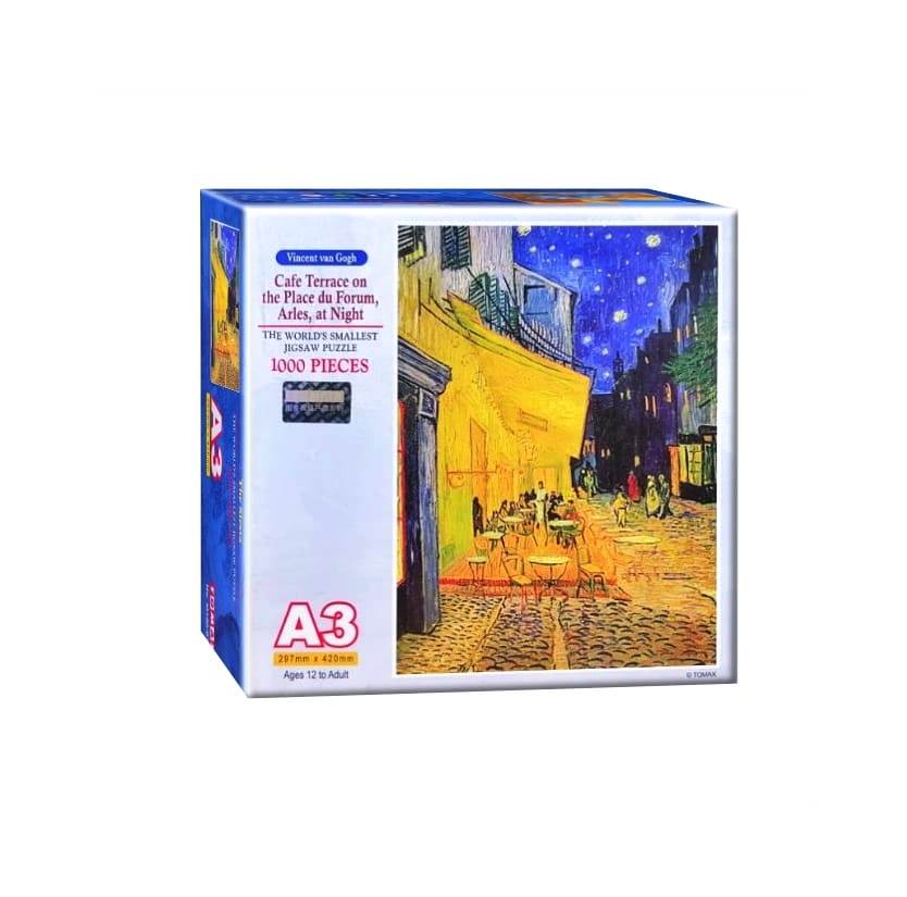 Rompecabezas Café Terrace on the place de 1000 pzs. mini A3