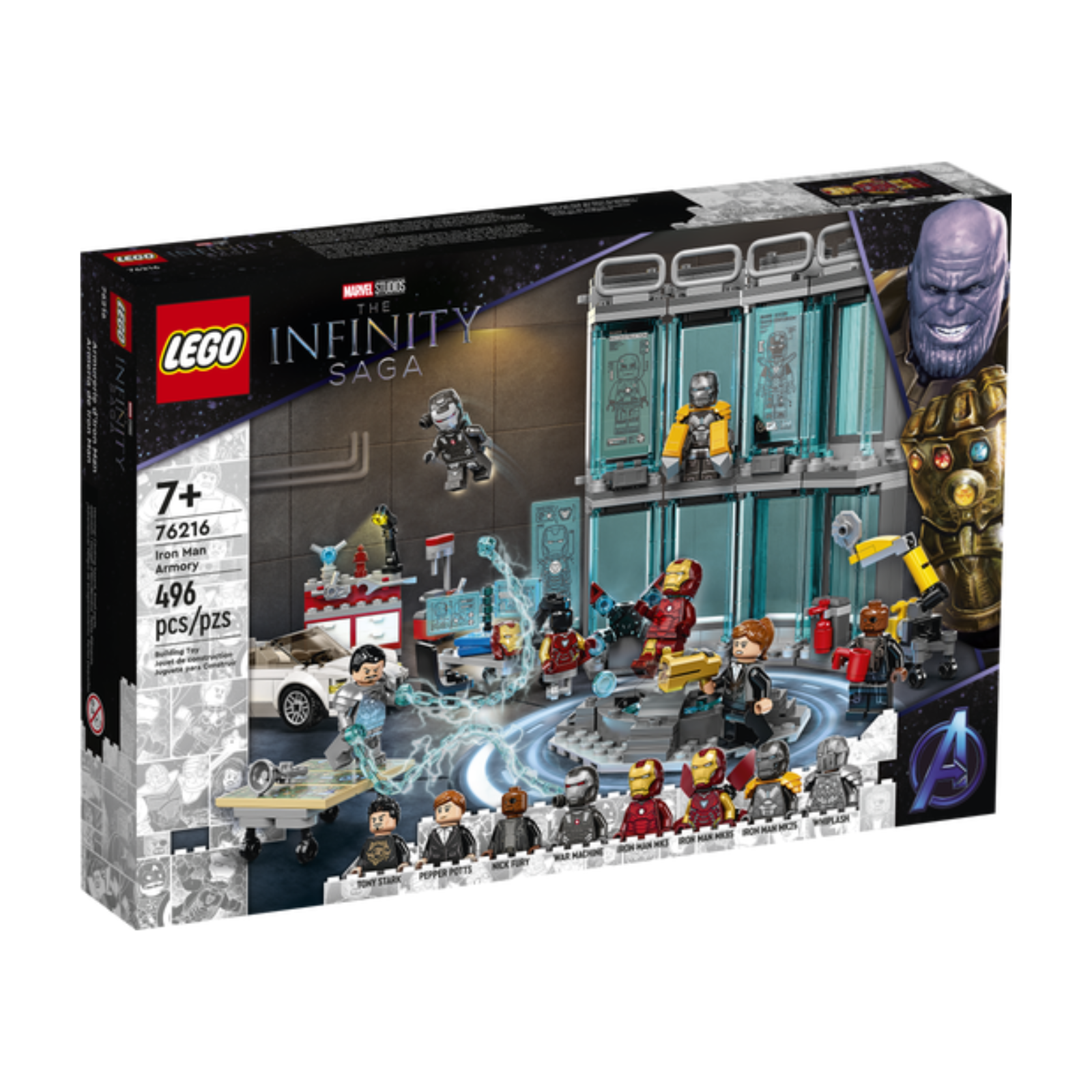 Lego 76216 Armería de Iron Man