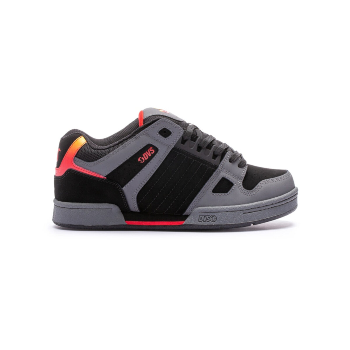 Tenis DVS Celsius 970 CHARCOAL BLACK RED NUBUCK