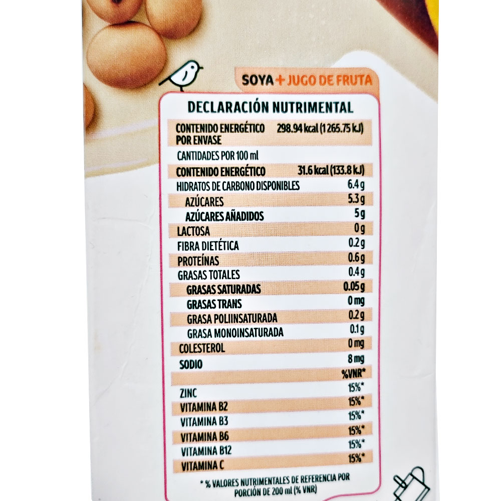 Leche De Soya Ades Sabor Mango 946ml Jugo Especial