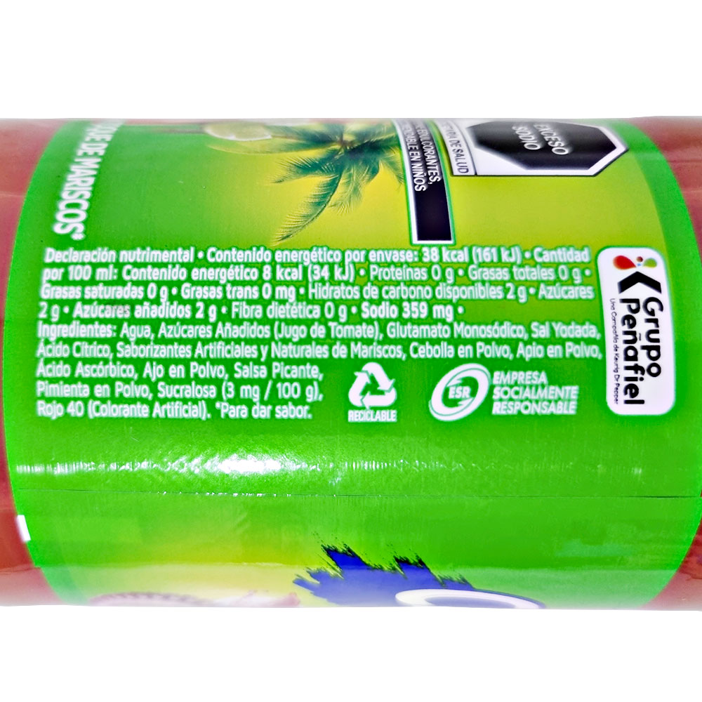 Jugo De Tomate Clamato Vuelve A La Vida Mariscos 473ml