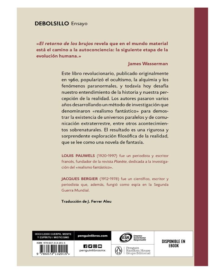 El retorno de los brujos Autor Jacques Bergier , Louis Pauwels