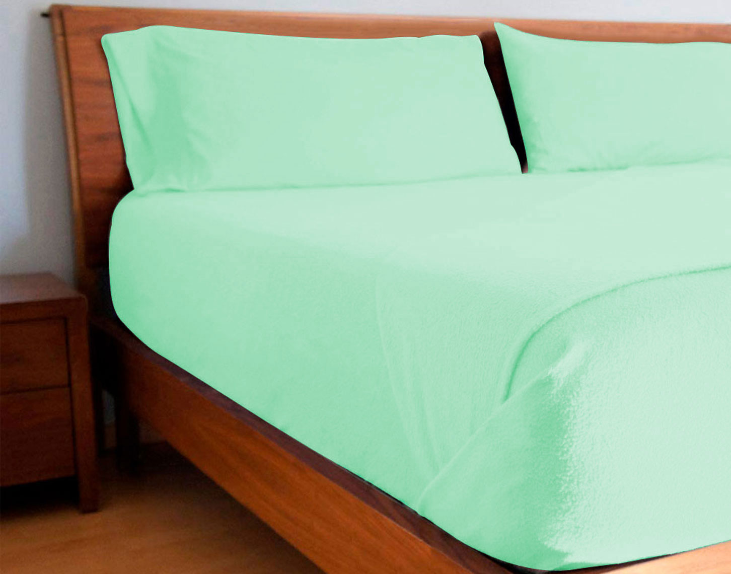 Juego de sábana matrimonial Polar Térmica, súper Ligera, cómoda y Caliente, Ideal para Noches de frío Agua