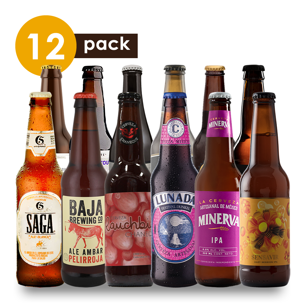 Cerveza Artesanal Todo Pack Cervexxa Beerpack 12