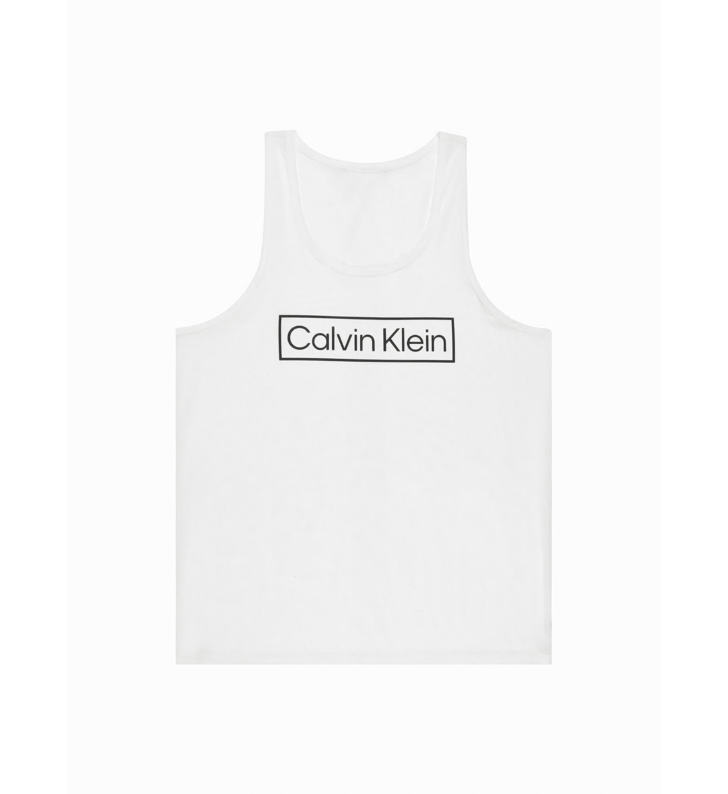 Playera Calvin Klein de Resaque en Color Blanco para caballero