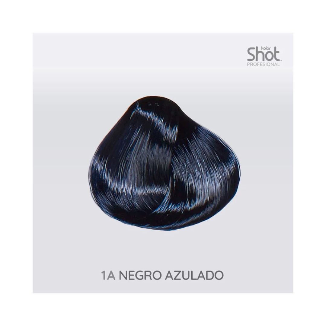 Tinte 1a Negro Azulado Kolor Shot 90 Gr 