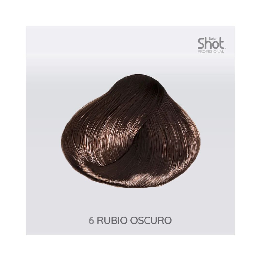 Tinte 6 Rubio Oscuro Intenso Kolor Shot 90 Gr 