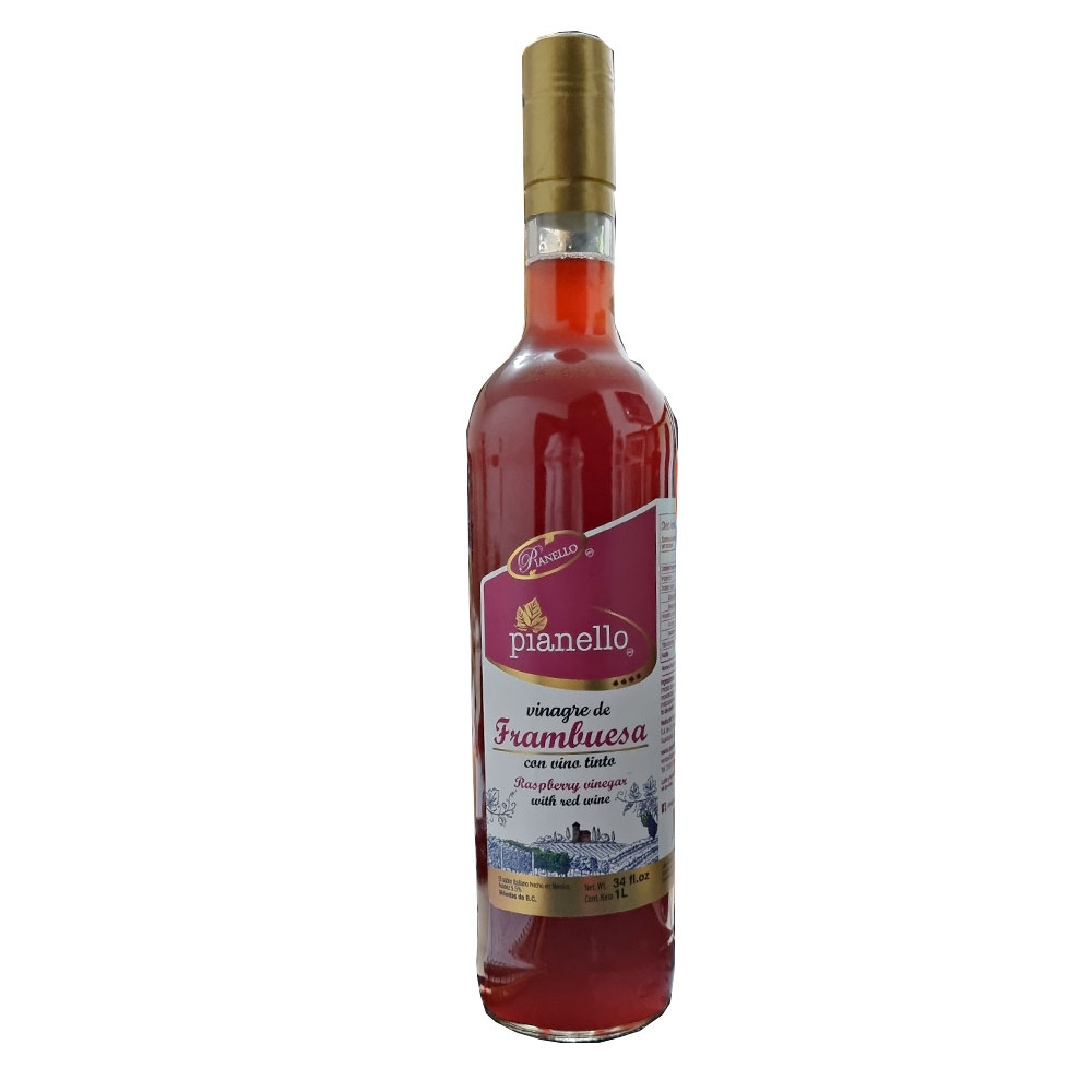 Vinagre De Frambuesa Con Vino Tinto Gourmet 1 Litro Cocina