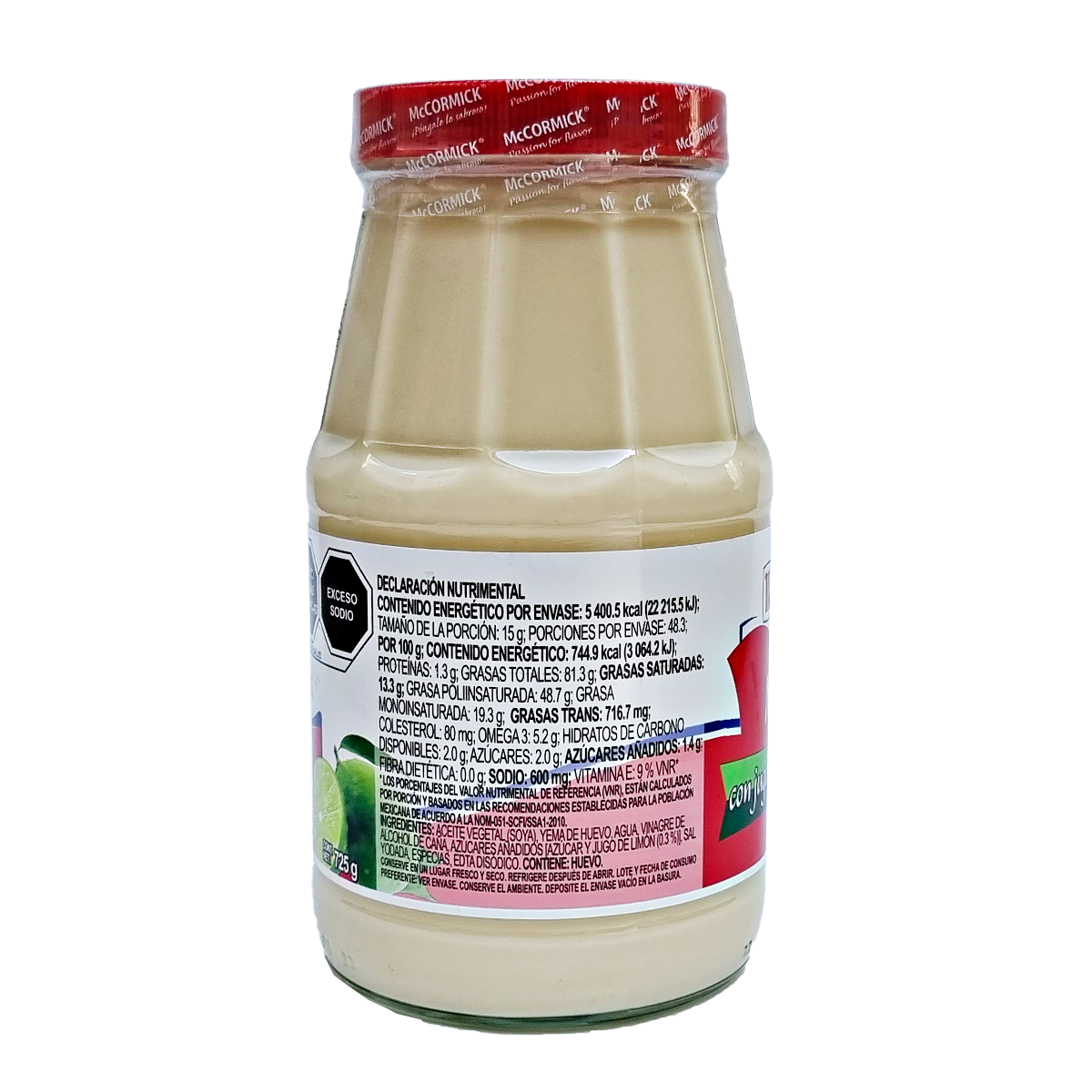 Mayonesa Mccormick Con Jugo De Limón 725g